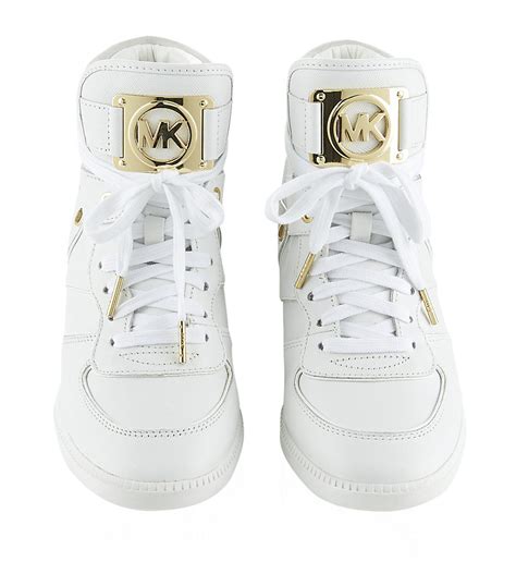 michael kors high-top sneakers|Michael Kors white sneakers sale.